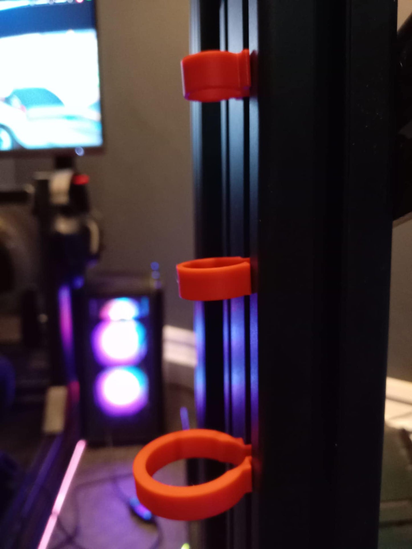 T-Slot 8020 Racing Sim Cable tidy clips 15mm 20mm 30mm