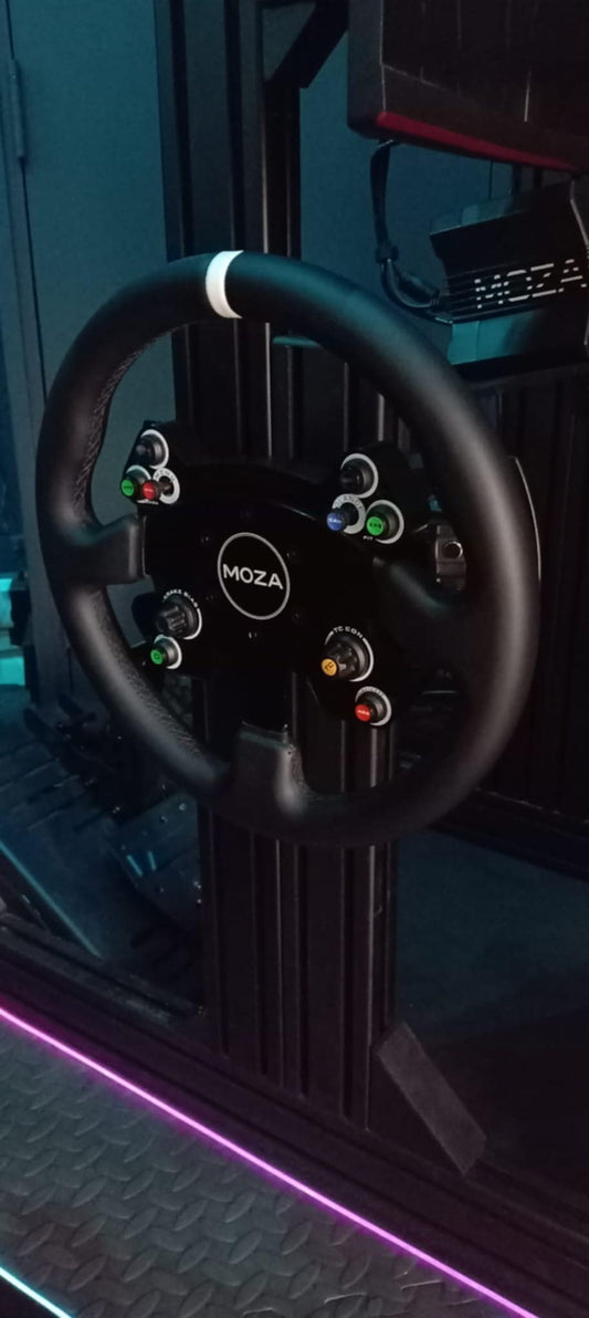 T-Slot 8020 Racing Sim Moza Quick release Steering Wheel holder